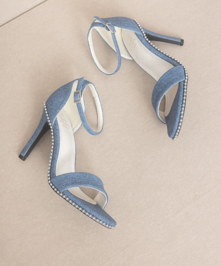 The Dublin Denim Heel - Oasis Society