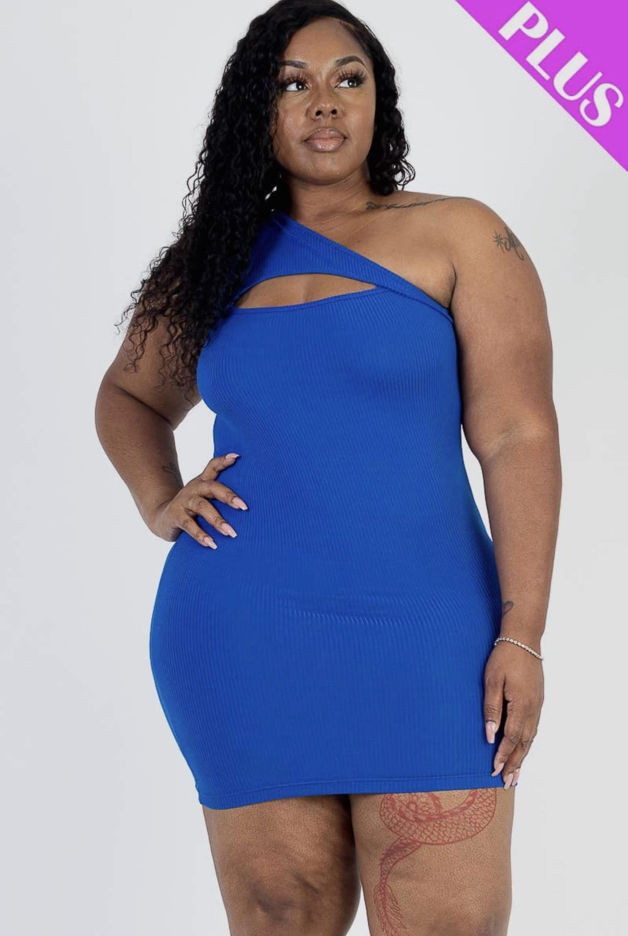Girlfriends Encore- You Own The Night Plus Size Mini Dress