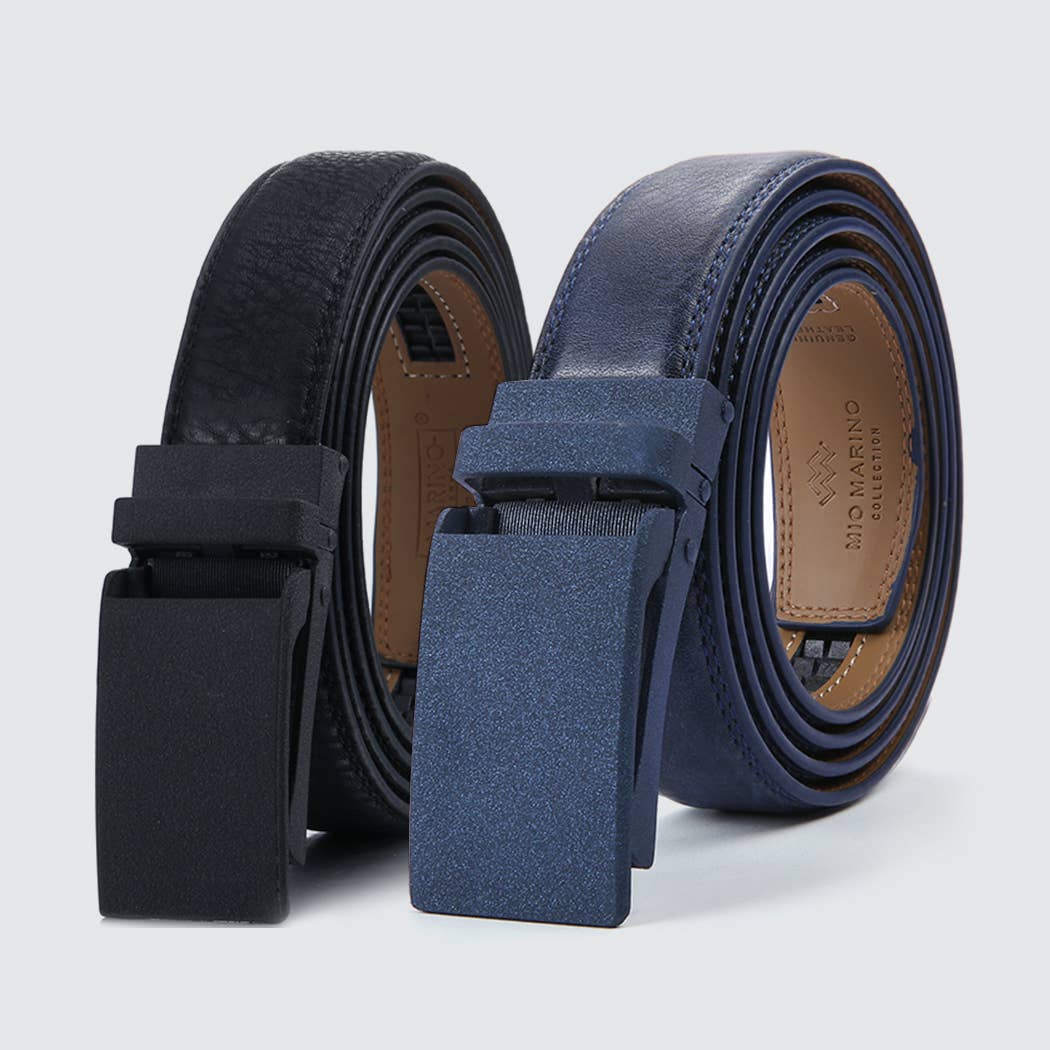 Men Adjustable Genuine Leather Belt