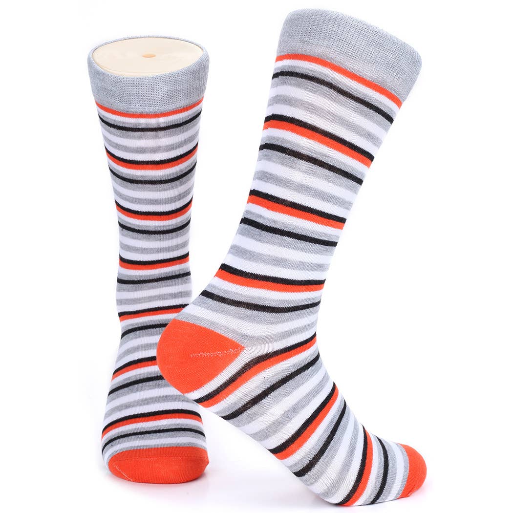 Men Casual Colorful Dress Socks - 6 Pack
