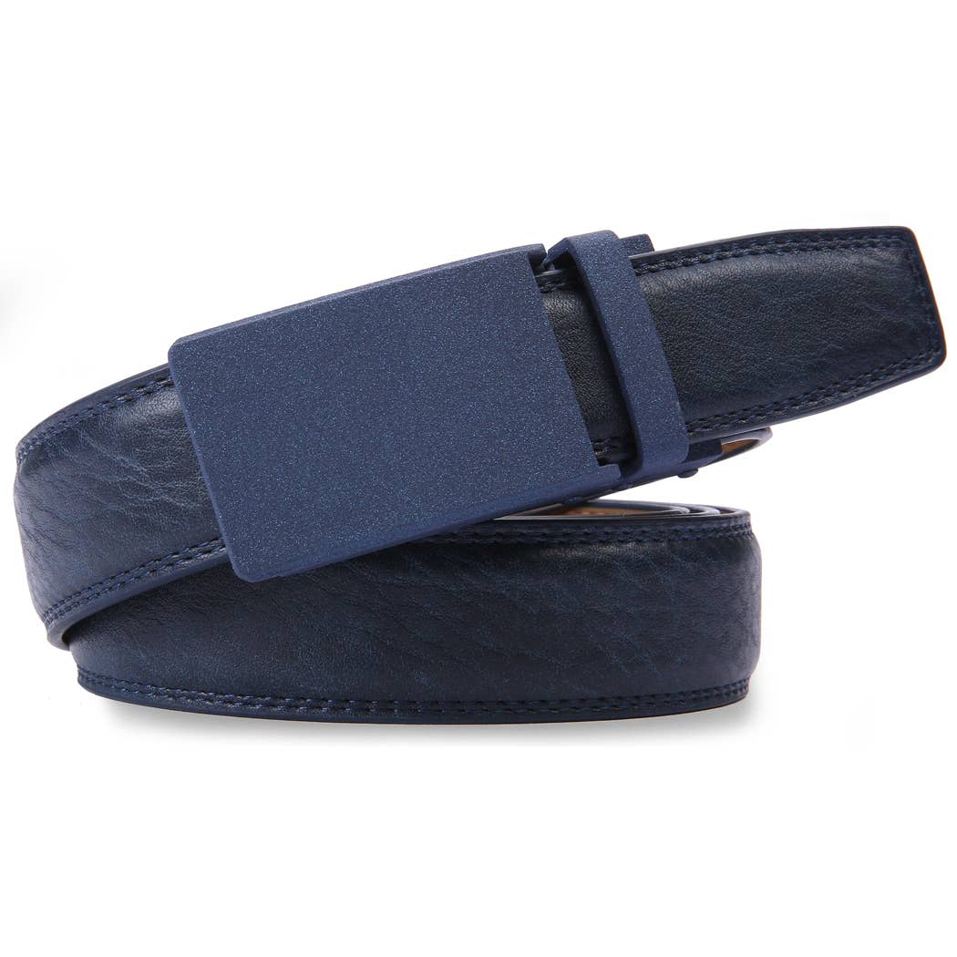 Men Adjustable Genuine Leather Belt