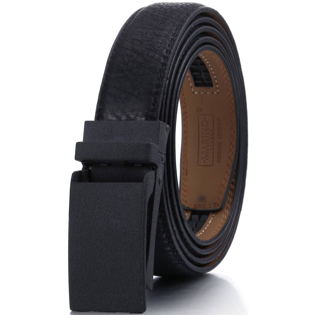 Men Adjustable Genuine Leather Belt
