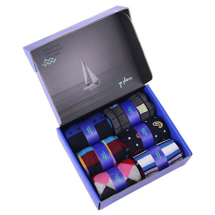 Men Dress Socks 6 Pack (Size 9 - 13)