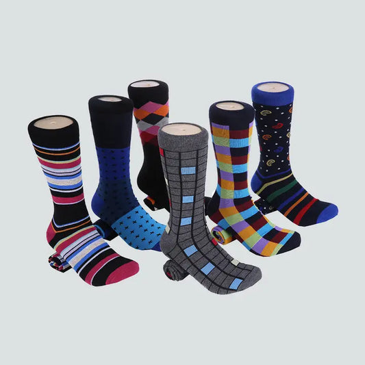 Men Dress Socks 6 Pack (Size 9 - 13)